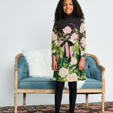 Porter Black Pixel Flower Dress