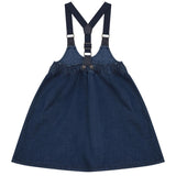 Calla Lili Denim Blue Suspender Dress