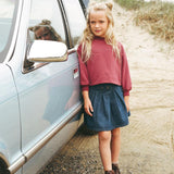 Calla Lili Cranberry Sweatshirt