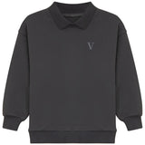 Calla Lili Grey Collar Sweatshirt