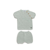 Juliana Sea Green Short Knit Set