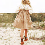 Calla Lili Camel Smocking Dress