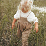 Calla Lili Camel Smocking Romper * Pre-Order*