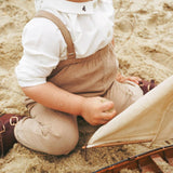 Calla Lili Camel Corduroy Romper