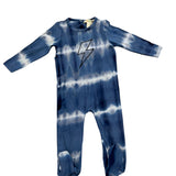 Teela Blue Lighting Bolt Footie