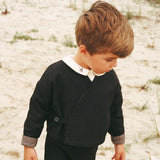 Calla Lili Black Wrap Suit
