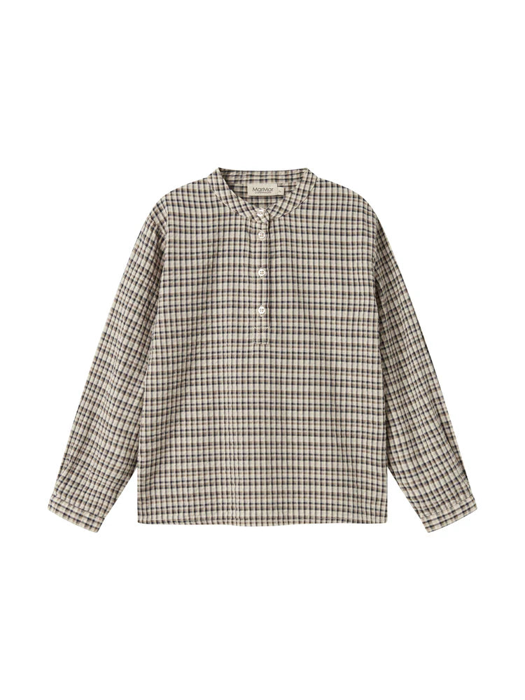 MarMar Pilot Navy Check Tokyo Shirt