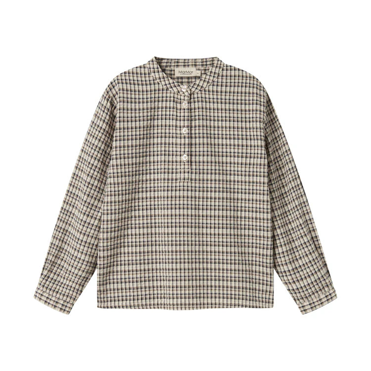 MarMar Pilot Navy Check Tokyo Shirt