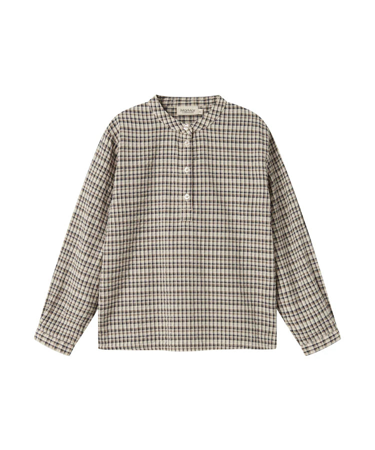 MarMar Pilot Navy Check Tokyo Shirt