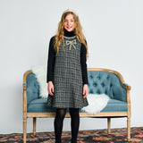 Porter Black Tweed Bow Applique Jumper