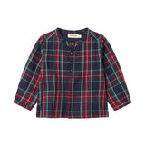 Marmar Navy Check Totoro Shirt