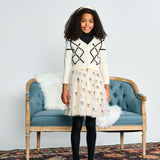 Porter Ivory Bow Tulle Set