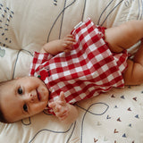 Weekend House Red Gingham Apple Set