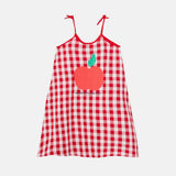 Weekend House Red Gingham Apple Dress
