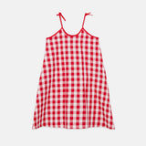 Weekend House Red Gingham Apple Dress