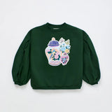 Maison Mangostan Green Porcelain Sweatshirt