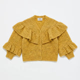 Maison Mustard Ruffles Knitted Cardigan