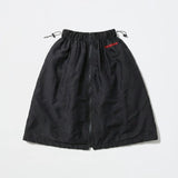Maison Black Nylon Quilted Skirt