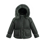 Pramie Green Corduroy Coat