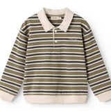 MarMar Seaweed Stripe Thanos Polo Sweater