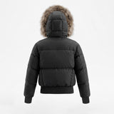 Pramie Black Scuba Contrast Coat