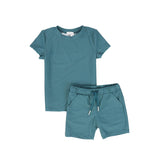 Water Club Blue Checked Swim Set