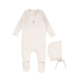 Bebe Jolee Pink Applique Footie