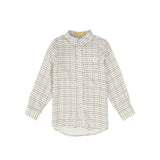 Le Bourdon White/Brown Check Shirt