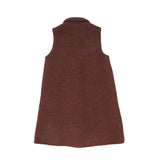 Bace Collection Burgundy Boucle Wool Dress
