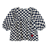 Wander & Wonder Ecru Check Harriet Dress