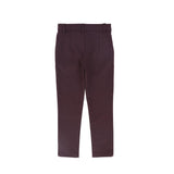 Bamboo Burgundy Fitted Pants