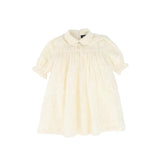 Francesca Guiliano Cream Puff Sleeve Dress