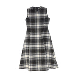 Valentina Grey Speckled Plaid Jumper