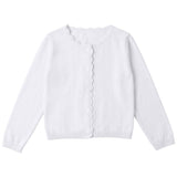 Calla Lili White Pointelle Cardigan