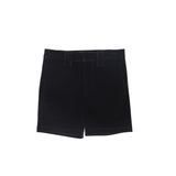 Bamboo Black Velvet Detail Shorts