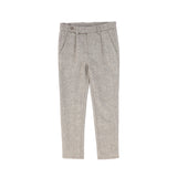 Le Bourdon Brown Herringbone Pants