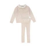 Bace Collection Oatmeal Lace Collar Set