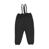 Lil Legs Black Denim Rugged Threads Suspender Pants