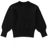 Teela Black Mohair Sweater