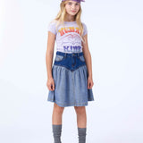 Molo Two Side Denim Becca Skirt