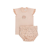 Ely's & Co Pink Garden Floral Print Collection Set