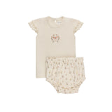 Ely's & Co Ivory Girl Garden Floral Print Collection Set