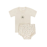 Ely's & Co Ivory Boy Garden Floral Print Collection Set