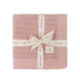 Looms Rose Knit Pointelle Blanket