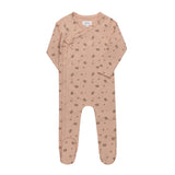 Aurora Pink Floral Print Footie