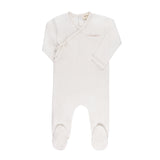 Ely's & Co Ivory/Rose Gold Amore Collection Footie