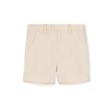 Harper James Beige Linen Shorts