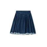 Peach Kids Denim Skirt