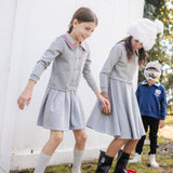 Teela Heather Grey Ski Club Dress
