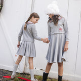Teela Heather Grey Ski Club Skirt